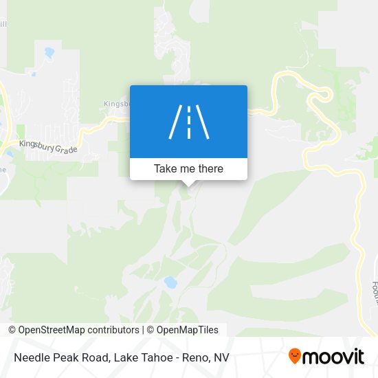 Mapa de Needle Peak Road