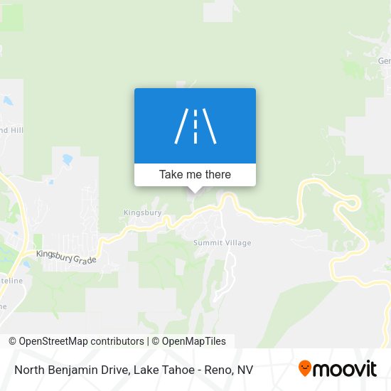 North Benjamin Drive map