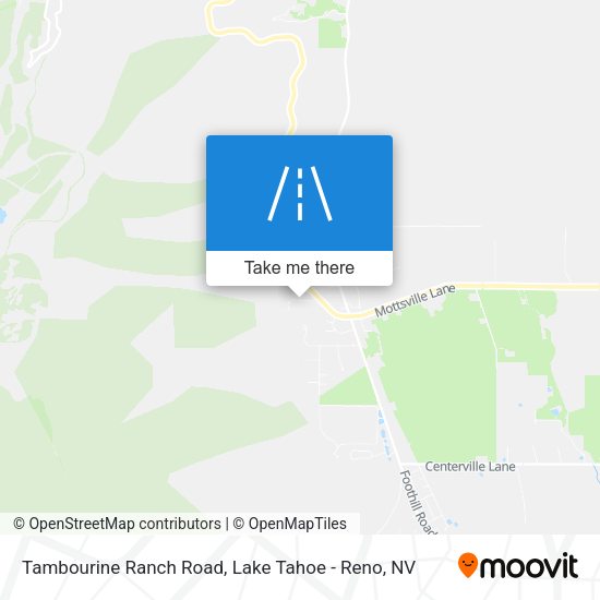 Mapa de Tambourine Ranch Road