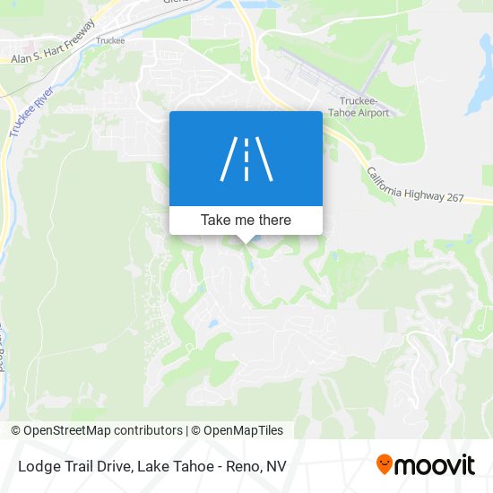 Lodge Trail Drive map