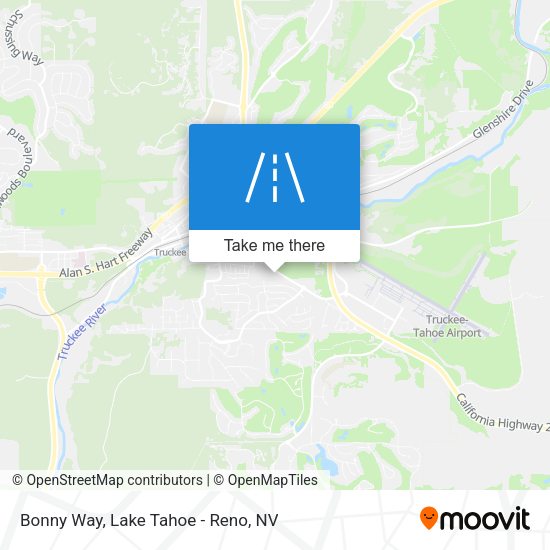 Bonny Way map