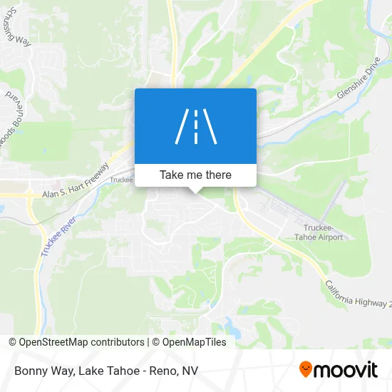 Bonny Way map