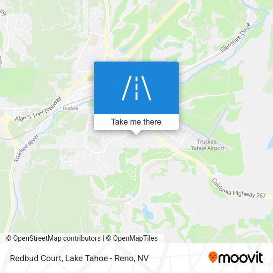 Redbud Court map