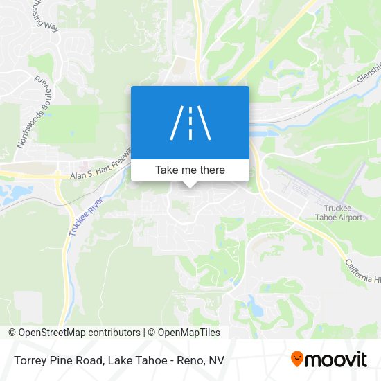 Torrey Pine Road map