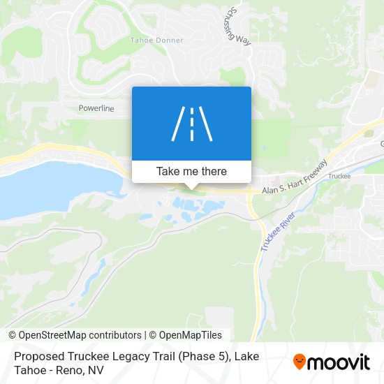 Mapa de Proposed Truckee Legacy Trail (Phase 5)