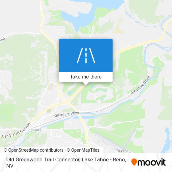 Mapa de Old Greenwood Trail Connector