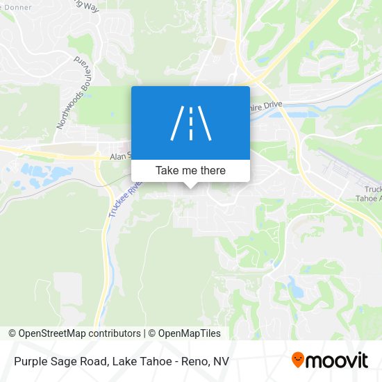 Mapa de Purple Sage Road