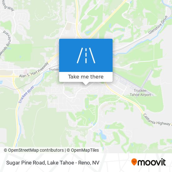 Sugar Pine Road map