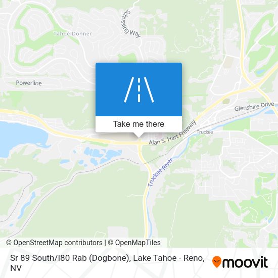 Sr 89 South/I80 Rab (Dogbone) map