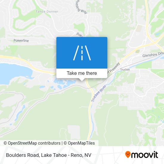 Mapa de Boulders Road