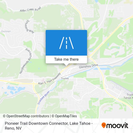Pioneer Trail Downtown Connector map
