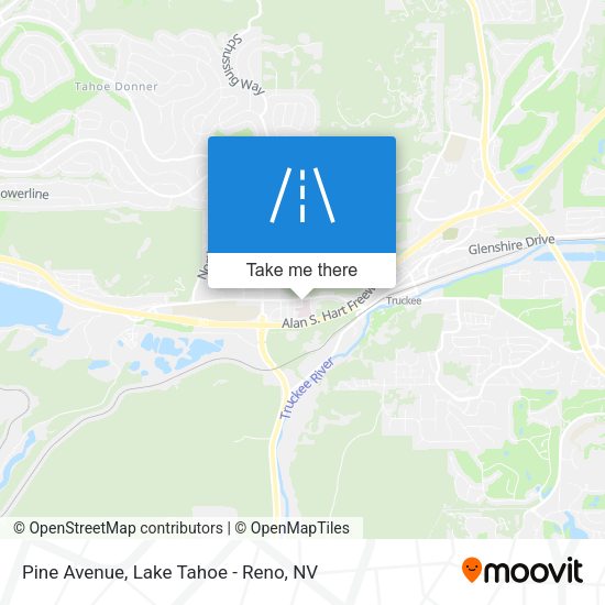 Pine Avenue map