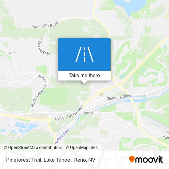 Pineforest Trail map