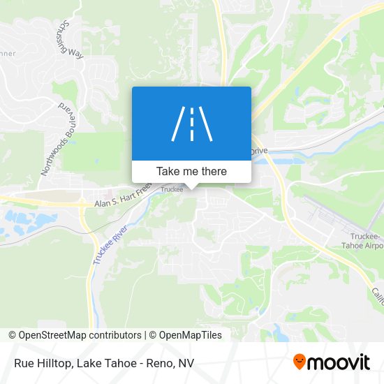 Mapa de Rue Hilltop