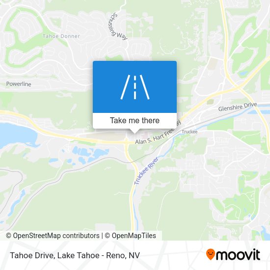 Tahoe Drive map