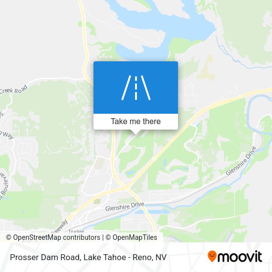 Prosser Dam Road map