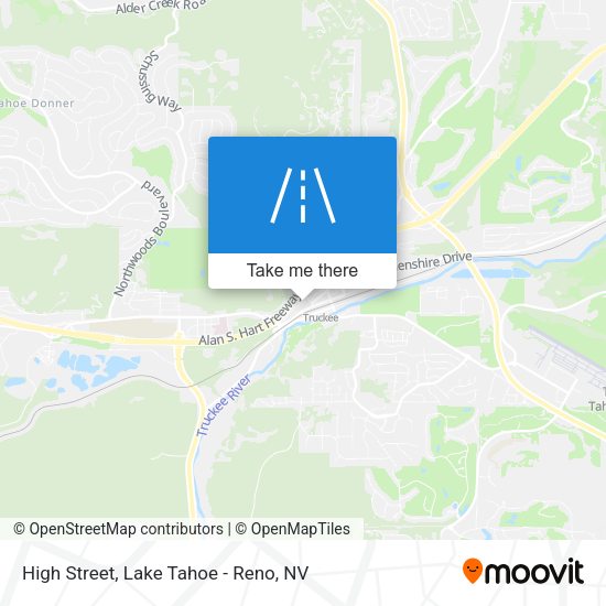 High Street map