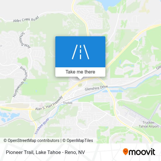 Pioneer Trail map