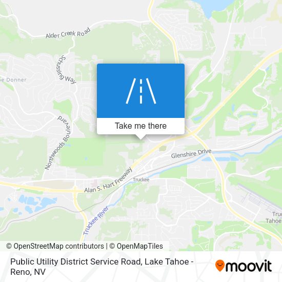 Public Utility District Service Road map