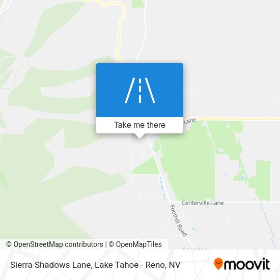 Mapa de Sierra Shadows Lane