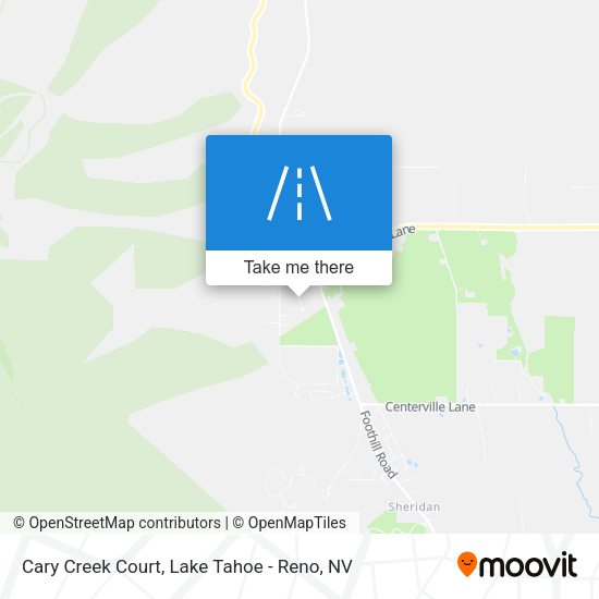 Mapa de Cary Creek Court