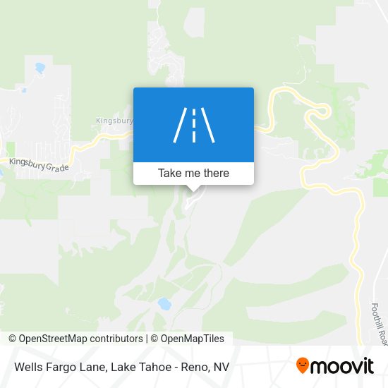 Wells Fargo Lane map