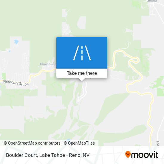 Mapa de Boulder Court