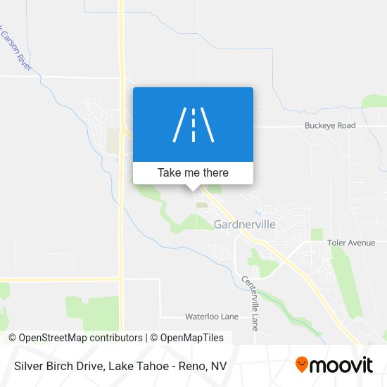 Silver Birch Drive map