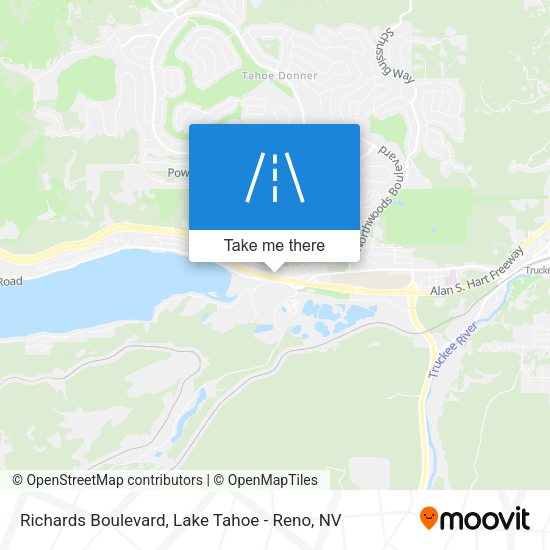 Richards Boulevard map