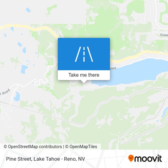 Pine Street map