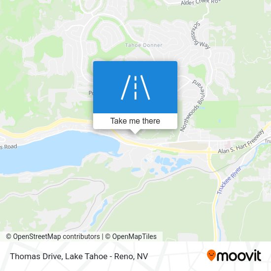 Thomas Drive map