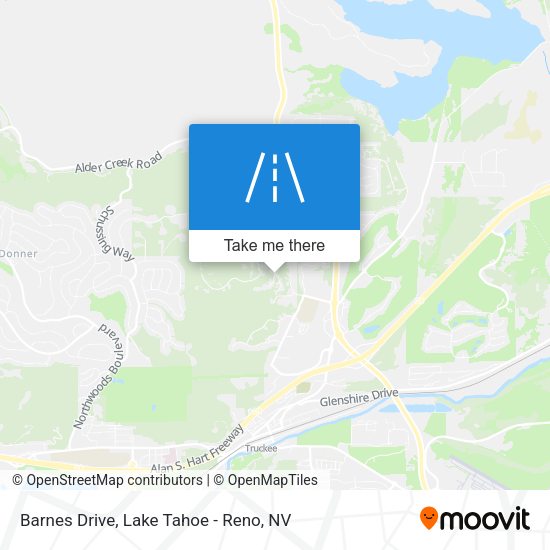 Barnes Drive map