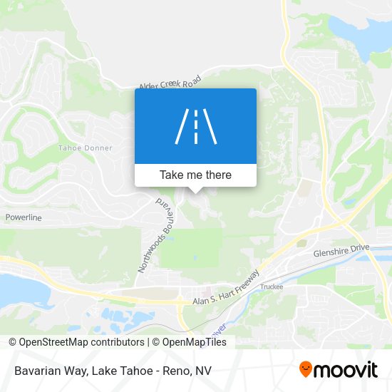 Bavarian Way map