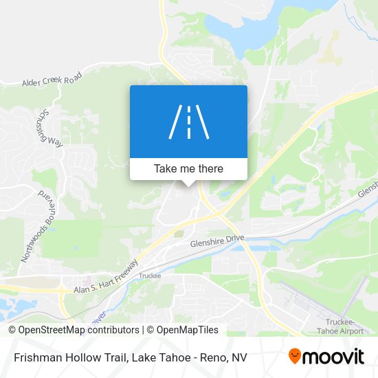 Frishman Hollow Trail map