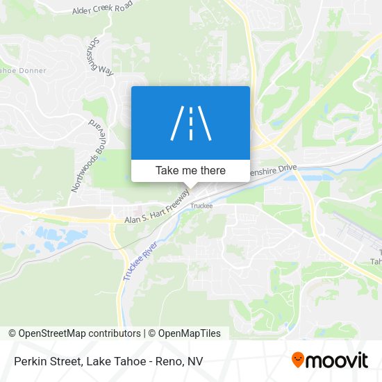 Mapa de Perkin Street