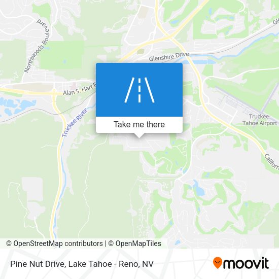 Pine Nut Drive map