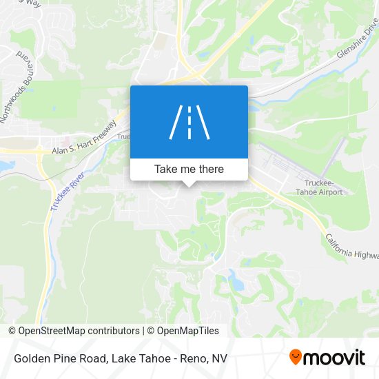 Golden Pine Road map