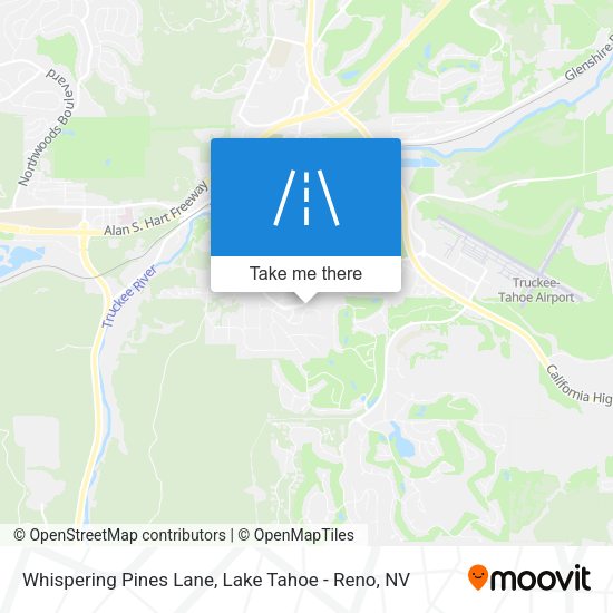 Mapa de Whispering Pines Lane