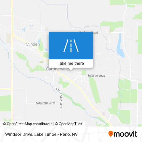 Windsor Drive map