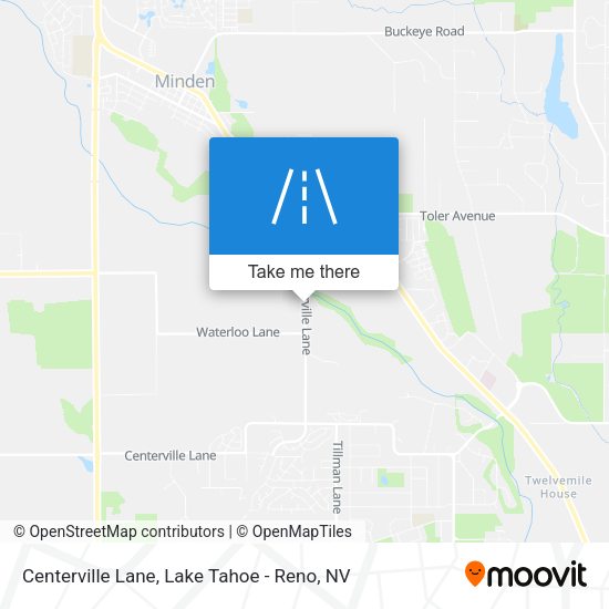 Mapa de Centerville Lane