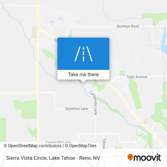 Sierra Vista Circle map