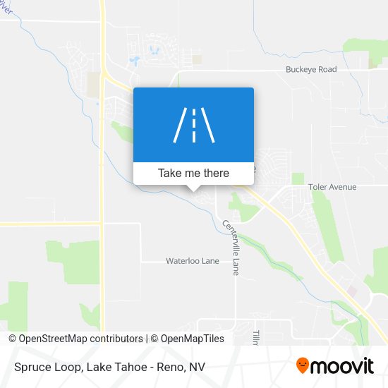 Mapa de Spruce Loop