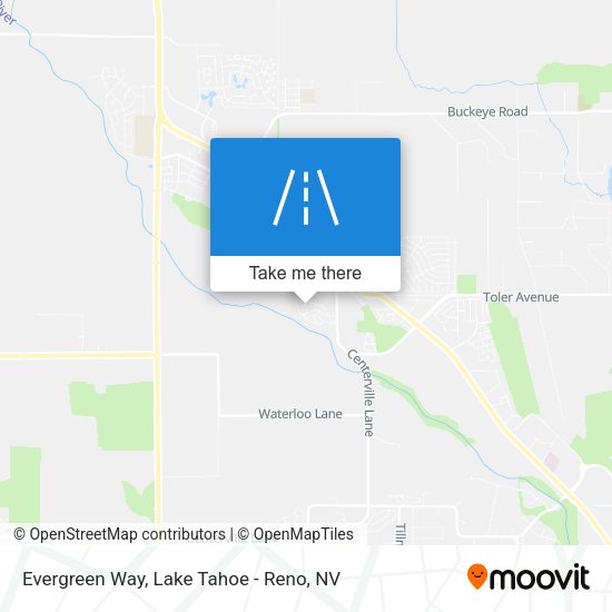 Mapa de Evergreen Way