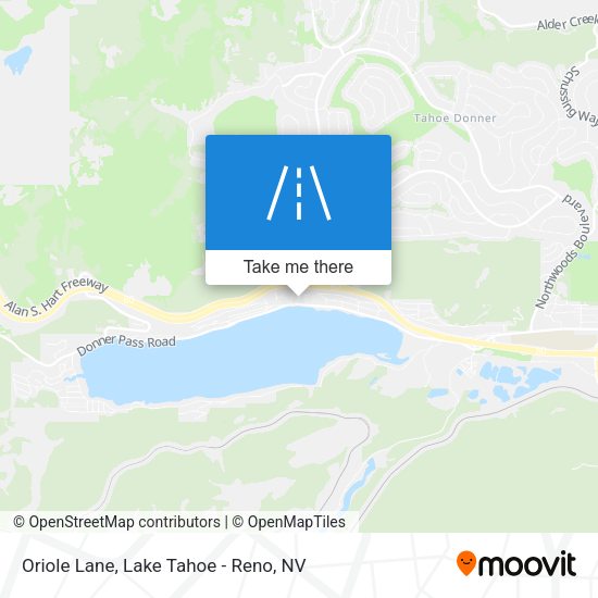 Oriole Lane map