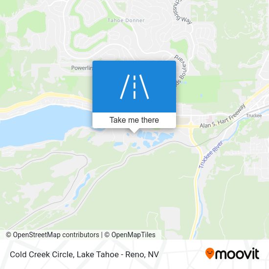 Cold Creek Circle map