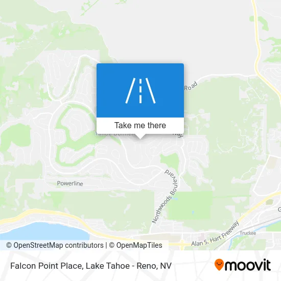 Falcon Point Place map
