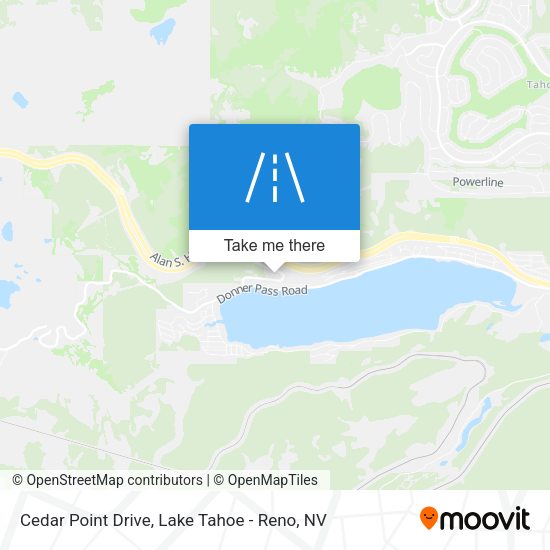 Cedar Point Drive map