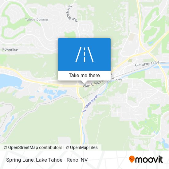 Spring Lane map