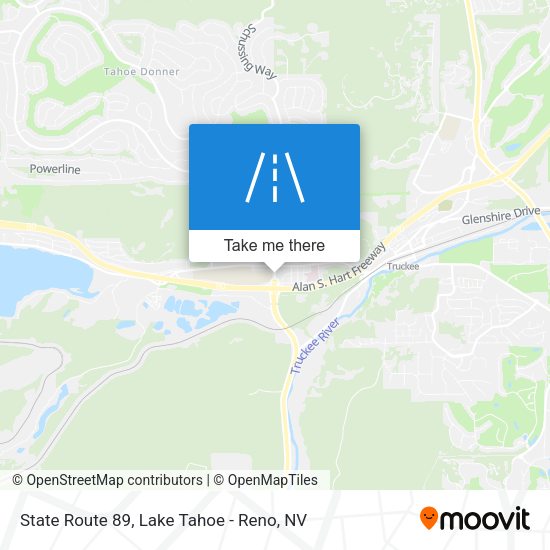 Mapa de State Route 89