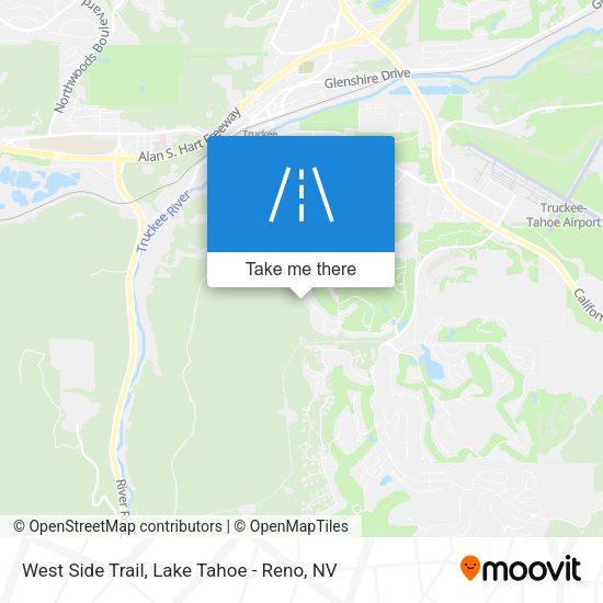 Mapa de West Side Trail